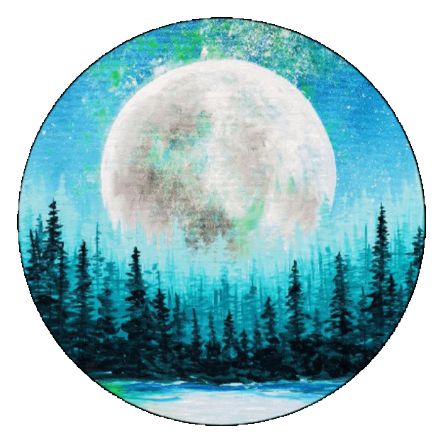 Moon Over the Pines